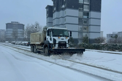Keşan’da Karla Mücadele Sürüyor