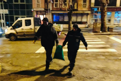 Uzunköprü’de Karla Mücadele Çalışmaları Aralıksız Sürüyor