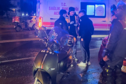 Çorlu'da Çukura Dalan Motosikletli Yaralandı