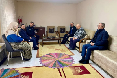 Kaymakam Özderin’den Geçmiş Olsun Ziyareti
