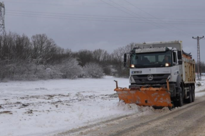 Tekirdağ’da Kar Mesaisi: Ekipler Teyakkuzda
