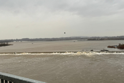 Arda’daki Su Artışı Meriç’i Coşturdu