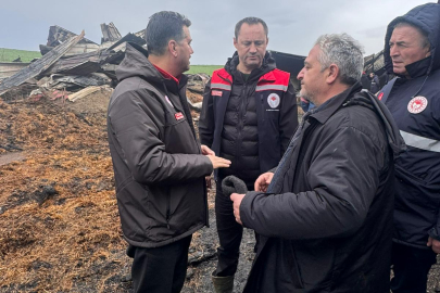 Tekirdağ'da Çiftlikte Çıkan Yangında 100 Koyun Öldü