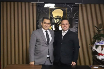 Kaymakam Kemal Balaban’dan Şoförler Odası Başkanına Ziyaret