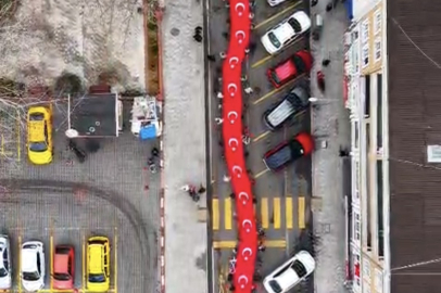 Tekirdağ'da İlkokul Öğrencileri "Bayrağa Saygı" Yürüyüşü Yaptı