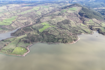 250 Bin Dekar Alanı Sulayan Bayramiç Barajı'nda Su Seviyesi Yüzde 100'e Ulaştı