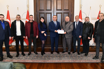 Tekirdağ Gazeteciler Derneği’nden Vali Soytürk’e Ziyaret