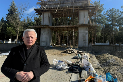 İpsala’da Işıklar Asri Kabristanında Düzenleme Çalışmaları Sürüyor