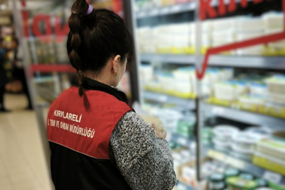 Kırklareli’nde Hafta Sonu Gıda Denetimleri Gerçekleştirildi