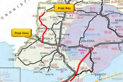 Edirne’nin 2 İlçesindeki İl Yolu Projesine Yeniden ÇED