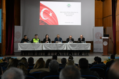 Edirne’de Okul Güvenliği Değerlendirme Toplantısı Yapıldı