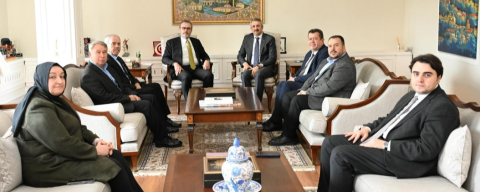 Kültür ve Turizm Eski Bakanı Mahir Ünal’dan Vali Sezer’e Ziyaret