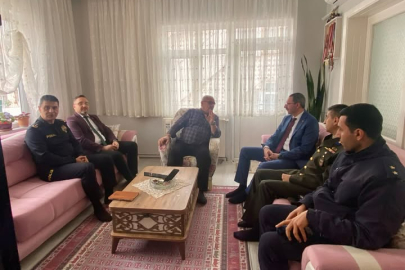 Kaymakam Özderin’den Kıbrıs Gazisi Bekir Özden’e Ziyaret