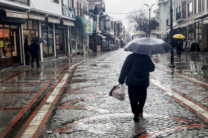 Edirne’de Yağmur Etkili Oldu