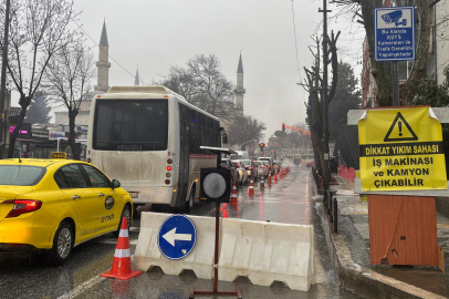 Orduevi Yıkımı Trafiği Kilitledi