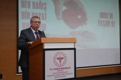 Tekirdağ'da "Beyin Ölümünden Yaşama" Sempozyumu Düzenlendi