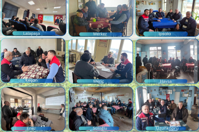 Edirne’de Üreticilerle “Cuma Buluşmaları” Sürüyor