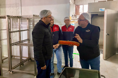 Kaymakam Özderin’den Et Ürünleri İşletmesine Ziyaret