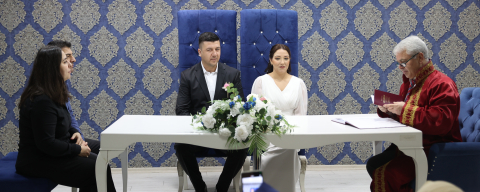 Trakya'da 68 Çift Sevgililer Günü'nde Evlendi