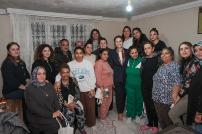 Belgin İba’dan Yıldırım Mahallesi’nde Hane Ziyareti