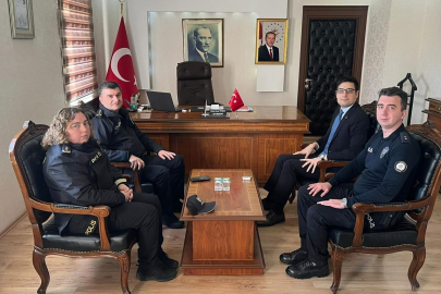 Emniyet Müdürü Ayhan’dan Kaymakam Tutar’a Ziyaret