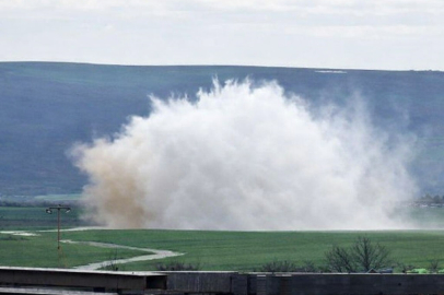Muratlı Çevreyolunda Su Hattı Patladı
