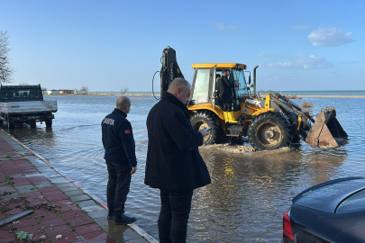 Saros Körfezi'nde Su Baskını Sonrası Çalışmalar Sürüyor
