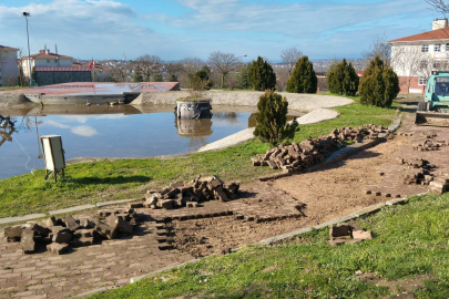 TOKİ Gölette Çalışmalar Başladı