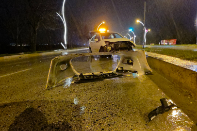 Su Birikintisi Kazaya Sebep Oldu