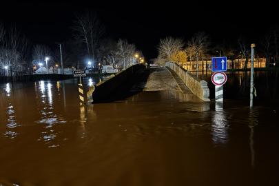 Tunca Nehri'nde Debinin Yükselmesi Nedeniyle Uyarı Seviyesi "Kırmızı"ya Yükseltildi