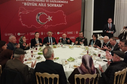 Vali Sezer’den İlk İftar Şehit Aileleri ve Gazilere