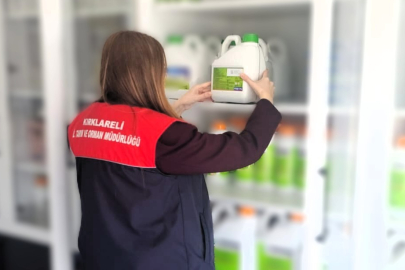 Lüleburgaz’da Bitki Koruma Ürünleri Bayilerine Kontrol