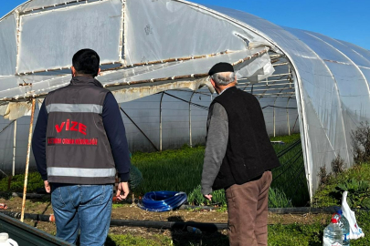 Vize’de Örtü Altı Üretim Alanlarına Teknik Kontrol