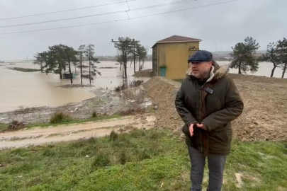 Meriç Nehri'nden Taşan Sular Yaşam Alanlarına Kadar Ulaştı