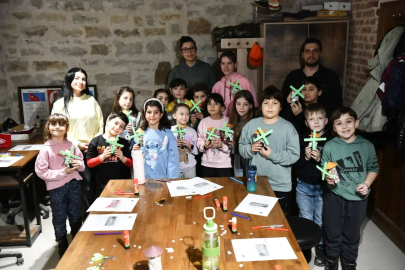 Müze Keşan’da Çocuklar Yel Değirmeni Atölyesinde Buluştu