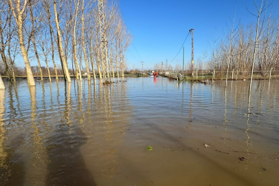 Taşkın Suları Karaağaç’ı Tehdit Ediyor