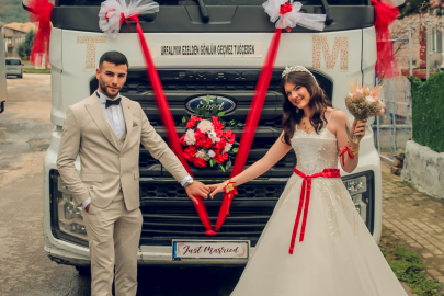 Gelini Evinden Tırı İle Aldı