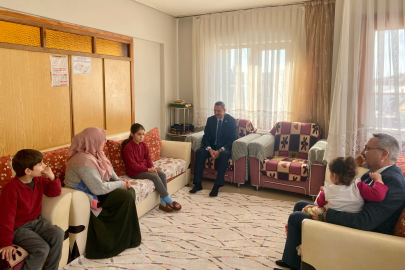 Kaymakam Özderin’den Hane Ziyaretleri
