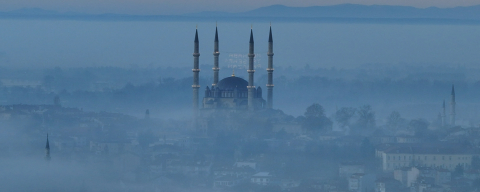 Selimiye Camisi Sis Bulutu İçerisinde Kaldı