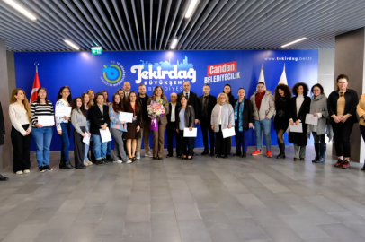 Tekirdağ’da Almanca Kursu Mezunlarına Sertifikaları Takdim Edildi