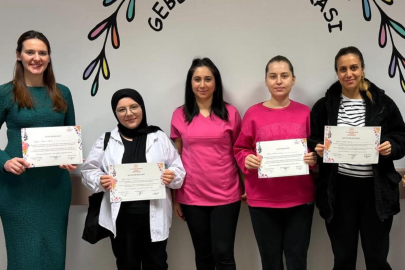 Babaeski'de Şubat Ayı Gebe Okulu Eğitimleri Tamamlandı