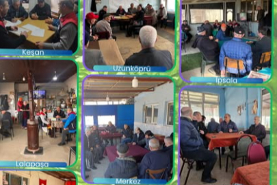 Edirne’de “Cuma Buluşmaları”nda Üreticilerle Sahada İstişare