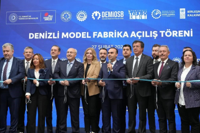 Sanayicinin Geleceğine Stratejik Adımı Denizli Model Fabrika Hizmete Açıldı