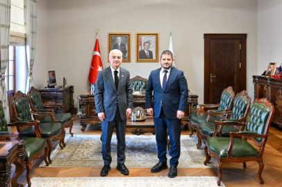 Vali Uğur Turan, Hicret Şamil Karasu’yu Kabul Etti