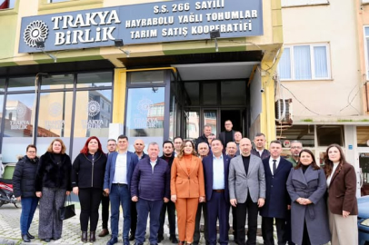 Candan Yüceer Hayrabolu Yağlı Tohumlar Birliği’ni Ziyaret Etti