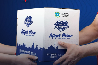 Tekirdağ Büyükşehir Belediyesi’nden Gıda Kolisi Desteği