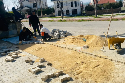 Keşan’da Yol Tamirat Çalışmaları Sürüyor