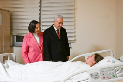 Vali Turan’dan Hastanede Geçmiş Olsun Ziyareti