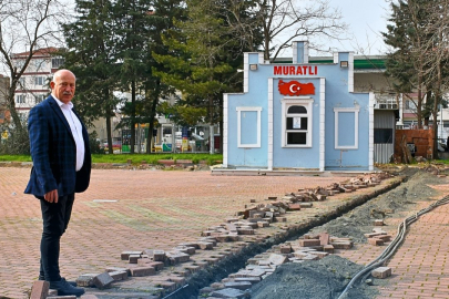 Muratlı Belediyesi’nden Altyapı ve Yolcu Bekleme Alanı Çalışmaları