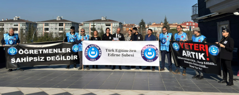 Türk Eğitim-Sen Edirne’den Öğretmen Cinayetine Sert Tepki